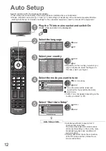 Preview for 12 page of Panasonic TXL32U2E Operating Instructions Manual