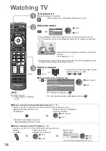 Preview for 14 page of Panasonic TXL32U2E Operating Instructions Manual