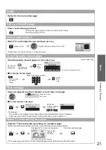 Preview for 21 page of Panasonic TXL32U2E Operating Instructions Manual