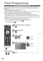 Предварительный просмотр 38 страницы Panasonic TXL32U2E Operating Instructions Manual