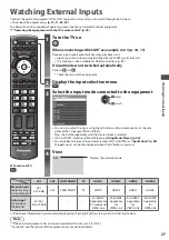 Preview for 27 page of Panasonic TXL37E30 Operating Instructions Manual