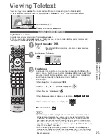 Предварительный просмотр 25 страницы Panasonic TXL37V20B Operating Instructions Manual