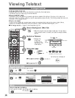 Предварительный просмотр 26 страницы Panasonic TXL37V20B Operating Instructions Manual