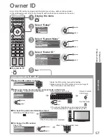 Предварительный просмотр 57 страницы Panasonic TXL37V20B Operating Instructions Manual