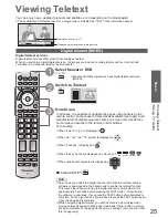 Preview for 25 page of Panasonic TXL42D25 Operating Instructions Manual