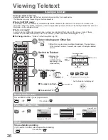 Preview for 26 page of Panasonic TXL42D25 Operating Instructions Manual