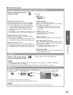 Preview for 19 page of Panasonic TXL42D26B Operating Instructions Manual