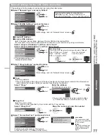 Preview for 77 page of Panasonic TXL42D26B Operating Instructions Manual