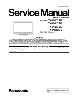 Panasonic TXP42C2E Service Manual preview