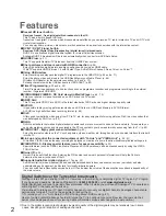 Preview for 2 page of Panasonic TXP42V20BA Operating Instructions Manual