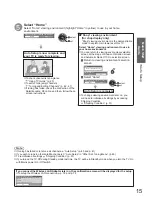 Preview for 15 page of Panasonic TXP42V20BA Operating Instructions Manual