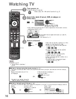 Preview for 16 page of Panasonic TXP42V20BA Operating Instructions Manual