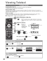 Preview for 26 page of Panasonic TXP42V20BA Operating Instructions Manual