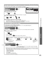 Preview for 65 page of Panasonic TXP42V20BA Operating Instructions Manual