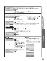 Preview for 79 page of Panasonic TXP42V20BA Operating Instructions Manual