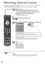 Preview for 24 page of Panasonic TXP42VT20E Operating Instructions Manual