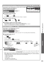 Preview for 65 page of Panasonic TXP42VT20E Operating Instructions Manual