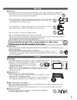 Предварительный просмотр 5 страницы Panasonic TXP50VT20L Operating Instructions Manual