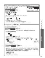 Предварительный просмотр 65 страницы Panasonic TXP50VT20L Operating Instructions Manual