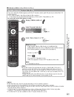 Предварительный просмотр 91 страницы Panasonic TXP50VT20L Operating Instructions Manual