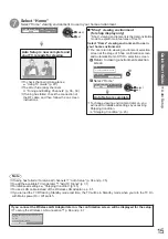 Preview for 15 page of Panasonic TXPF42G20S Operating Instructions Manual