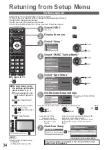 Предварительный просмотр 34 страницы Panasonic TXPF42G20S Operating Instructions Manual