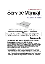 Panasonic TY-42TM5H Service Manual preview