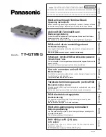 Panasonic TY-42TM6G Operating Instructions Manual preview