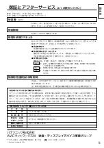 Preview for 5 page of Panasonic TY-42TM6G Operating Instructions