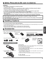 Preview for 3 page of Panasonic TY-42TM6MA Operating Instructions Manual