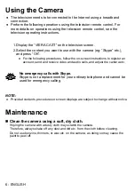 Preview for 6 page of Panasonic TY-CC10W Operating Instructions Manual