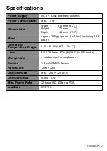 Предварительный просмотр 7 страницы Panasonic TY-CC10W Operating Instructions Manual