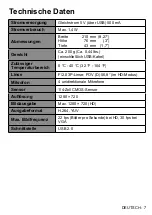 Preview for 69 page of Panasonic TY-CC10W Operating Instructions Manual