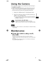 Preview for 7 page of Panasonic TY-CC20W Operating Instructions Manual