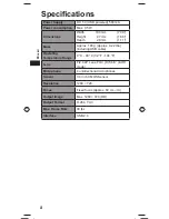 Preview for 8 page of Panasonic TY-CC20W Operating Instructions Manual