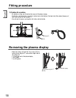 Предварительный просмотр 18 страницы Panasonic TY-CE42PS20 Installation Instructions Manual