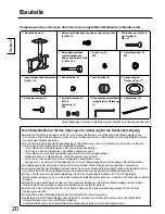 Предварительный просмотр 20 страницы Panasonic TY-CE42PS20 Installation Instructions Manual