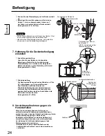 Предварительный просмотр 24 страницы Panasonic TY-CE42PS20 Installation Instructions Manual