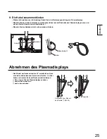 Предварительный просмотр 25 страницы Panasonic TY-CE42PS20 Installation Instructions Manual