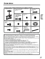 Предварительный просмотр 27 страницы Panasonic TY-CE42PS20 Installation Instructions Manual