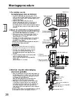 Предварительный просмотр 28 страницы Panasonic TY-CE42PS20 Installation Instructions Manual