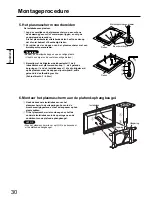 Предварительный просмотр 30 страницы Panasonic TY-CE42PS20 Installation Instructions Manual