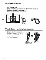 Предварительный просмотр 32 страницы Panasonic TY-CE42PS20 Installation Instructions Manual