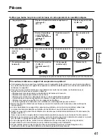 Предварительный просмотр 41 страницы Panasonic TY-CE42PS20 Installation Instructions Manual