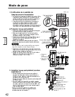 Предварительный просмотр 42 страницы Panasonic TY-CE42PS20 Installation Instructions Manual