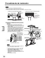 Предварительный просмотр 50 страницы Panasonic TY-CE42PS20 Installation Instructions Manual