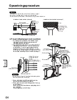 Предварительный просмотр 64 страницы Panasonic TY-CE42PS20 Installation Instructions Manual