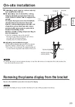 Preview for 23 page of Panasonic TY-CE85PS12 Installation Instructions Manual