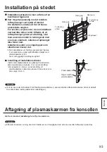 Preview for 93 page of Panasonic TY-CE85PS12 Installation Instructions Manual