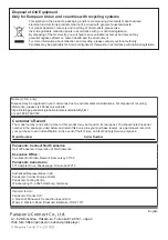 Предварительный просмотр 26 страницы Panasonic TY-CSP1 Operating Instructions (Functional Manual)